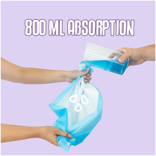 Emparedados de adiestramiento para cachorros y perros desechables - Súper absorbentes y antifugas - Control de olores - 